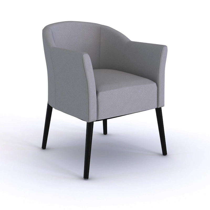 Fauteuil en tissu, Beige/Espresso · Bleu sarcelle · Bleu clair · Prune, une place, pieds noirs