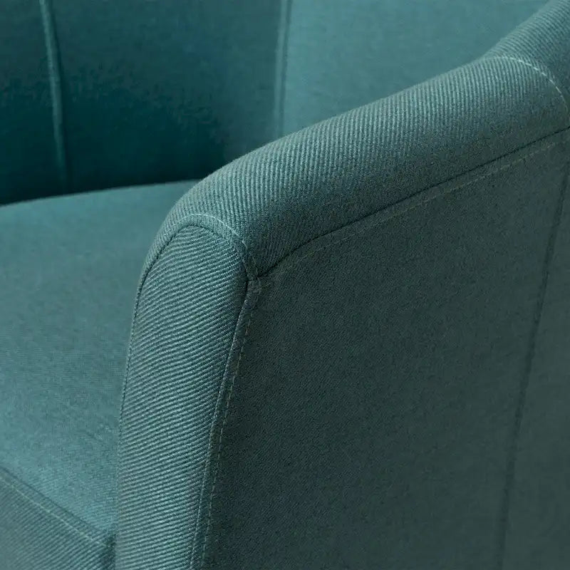 Fauteuil en tissu, Beige/Espresso · Bleu sarcelle · Bleu clair · Prune, une place, pieds noirs