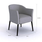 Fauteuil en tissu, Beige/Espresso · Bleu sarcelle · Bleu clair · Prune, une place, pieds noirs