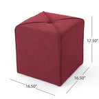 Repose-pieds carré capitonné une place – Rouge / Lavande / Bleu marine / Violet / Anthracite