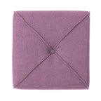 Repose-pieds carré capitonné une place – Rouge / Lavande / Bleu marine / Violet / Anthracite