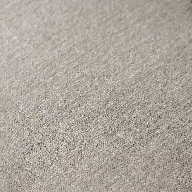 Canapé d'angle en chenille beige/gris, de style transitionnel, 5 places