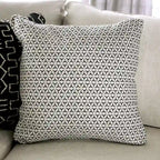 Canapé d'angle en chenille beige/gris, de style transitionnel, 5 places