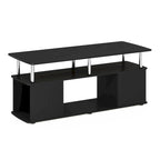 Table basse à 2 niveaux, Pin Ambré / Chrome Americano / Chêne Blanc Chrome, 1 place