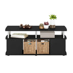 Table basse à 2 niveaux, Pin Ambré / Chrome Americano / Chêne Blanc Chrome, 1 place