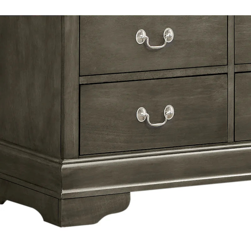 Meuble TV traditionnel en bois à 4 tiroirs, Blanc/Gris/Noir/Cerisier/Sarcelle/Chêne/Cappuccino/Beige