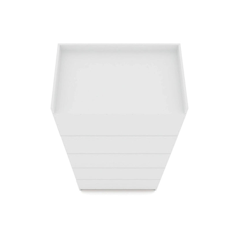 Armoire / Penderie autonome avec tiroirs et étagères ouvertes Bleu Nuit / Marron / Blanc – 1 personne