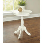 Table d'appoint ronde noire, style contemporain, pour 1 personne