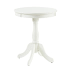 Table d'appoint ronde noire, style contemporain, pour 1 personne