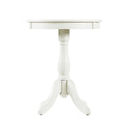 Table d'appoint ronde noire, style contemporain, pour 1 personne