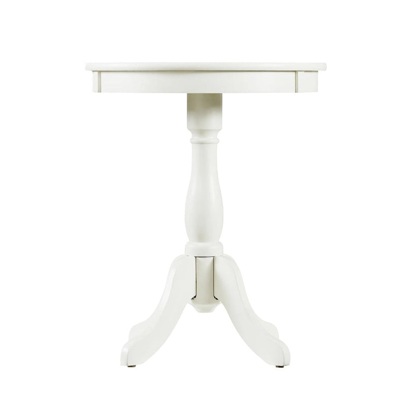 Table d'appoint ronde noire, style contemporain, pour 1 personne
