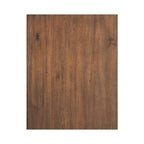 Bureau de télétravail en bois brun pour 1 personne – Style contemporain avec tiroirs