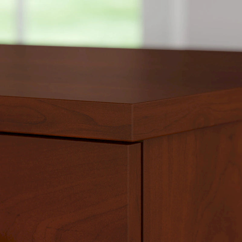 Bureau de direction bicolore de 183 cm avec tiroirs, 1 place