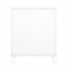 Bureau de direction bicolore de 183 cm avec tiroirs, 1 place