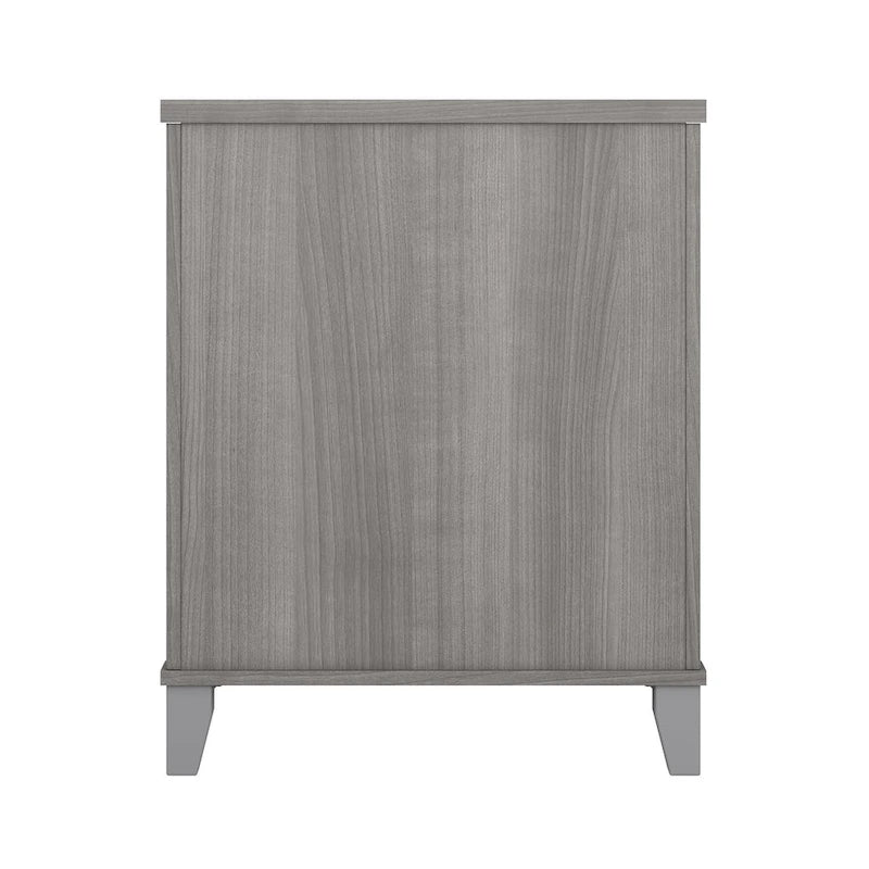 Bureau de direction bicolore de 183 cm avec tiroirs, 1 place