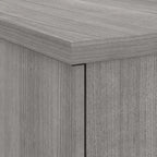 Bureau de direction bicolore de 183 cm avec tiroirs, 1 place