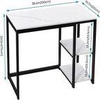 Bureau de travail à 2 niveaux pour 1 personne, 5 couleurs, 102 cm