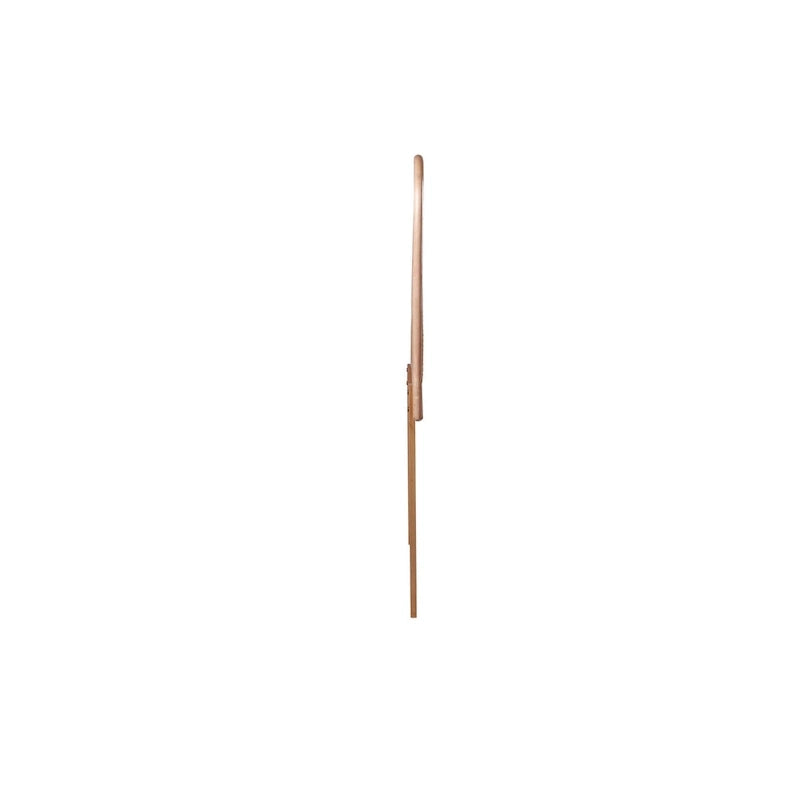 Tête de lit en canne naturelle et teck, marron, style tressé, Queen/King