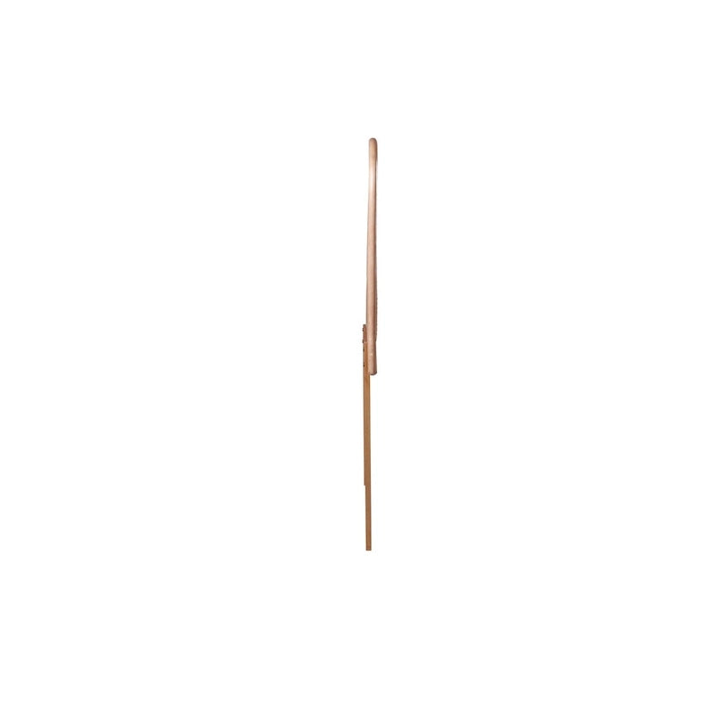 Tête de lit en canne naturelle et teck, marron, style tressé, Queen/King