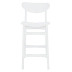 Tabouret de comptoir, style Mid-century, 1 place – Noyer / Naturel / Noir / Blanc