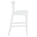 Tabouret de comptoir, style Mid-century, 1 place – Noyer / Naturel / Noir / Blanc