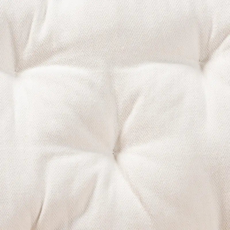 Chaise de salle à manger en rotin blanc et marron naturel, style bohème, 1 place