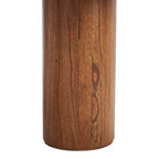 Table basse trépied ronde naturelle, 2-4 places | 101,6 cm L × 101,6 cm P × 45,7 cm H