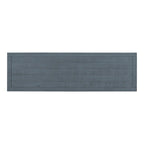 Buffet 3 portes 60 po, bleu marine/gris, placage de pin, MDF