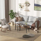 Set of 2 Modern Coffee Accent Table Home Storage Display Table