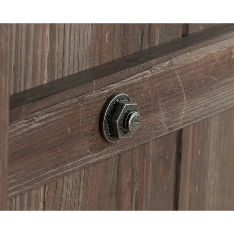 Meuble TV de ferme avec portes coulissantes – Plusieurs coloris, convient aux TV jusqu'à 70"
