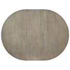 Table de salle à manger extensible ovale/ronde sablée, 4-6 places